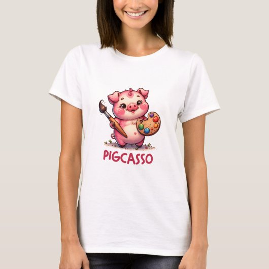 Pigcasso T-shirt (Voorkant)