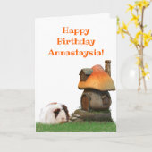 Pigdenstoeltje voor kinderen kaart (Gele Bloem)