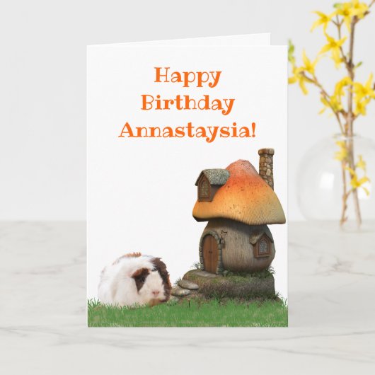 Pigdenstoeltje voor kinderen kaart (Gele Bloem)