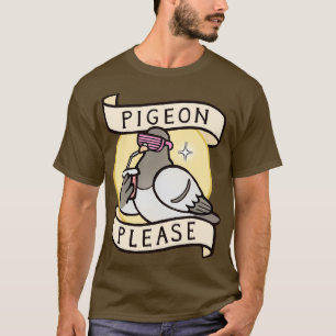 Pigeon alsjeblieft t-shirt