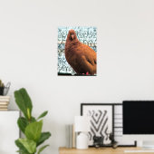 Pigeon Art Poster (Thuiskantoor)