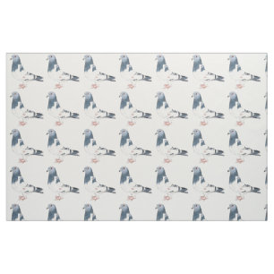 Pigeon Bird Art Fabric Stof