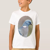 Pigeon Bird Art Kinder t shirt (Voorkant)