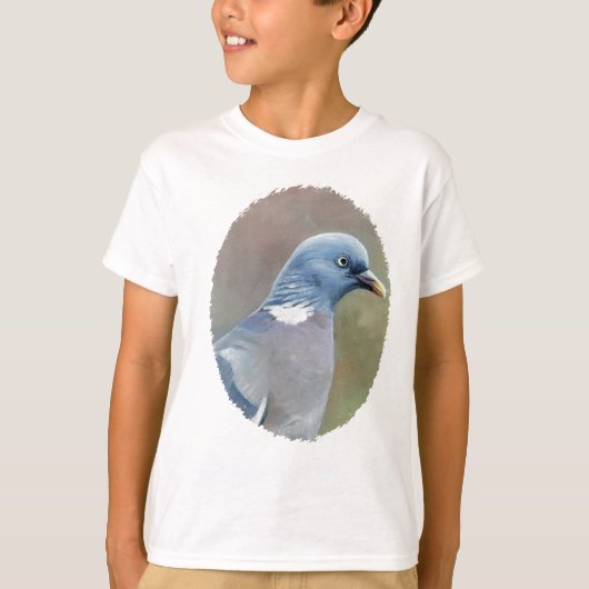 Pigeon Bird Art Kinder t shirt (Voorkant)