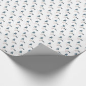 Pigeon Bird Art Wrapping Paper Cadeaupapier (Hoek)