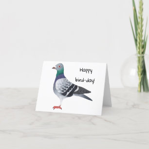 Pigeon Birthday Card Bedankkaart