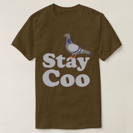 Pigeon Blijf Coo Funny Birds Lover Birdwatcher Pig T-shirt (Design voorkant)