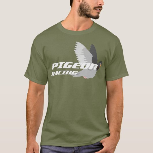 Pigeon Breeder Pigeon Racing Gift T-shirt (Voorkant)