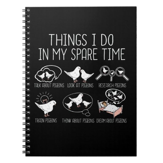 Pigeon Breeding Pigeon Racing Gift Men King Pigeon Notitieboek (Voorkant)