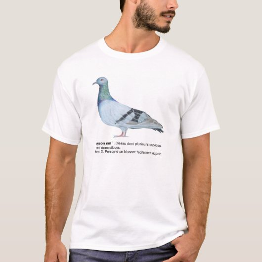 Pigeon by Nuancon T-shirt (Voorkant)