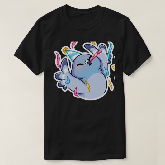 Pigeon Celebrating 2 T-shirt (Design voorkant)