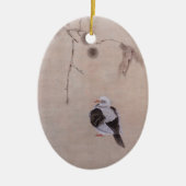 Pigeon Ceramic Ornament (Voorkant)