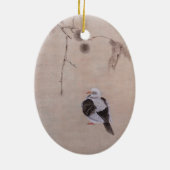 Pigeon Ceramic Ornament (Achterkant)