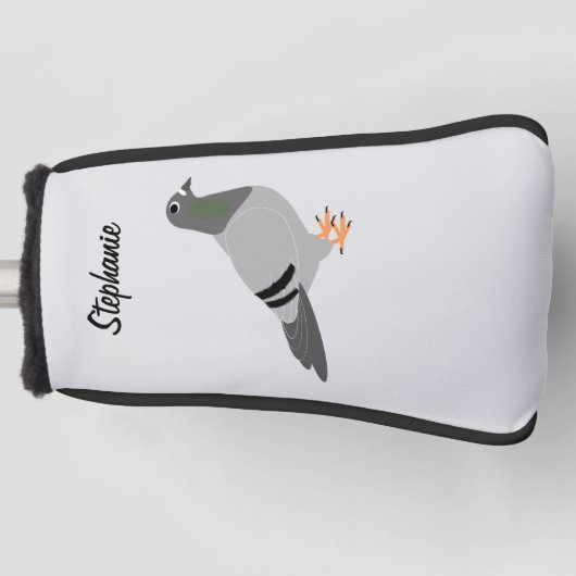 Pigeon Design Golfheadcover (Voorkant)