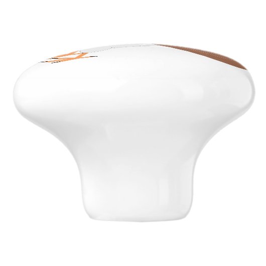 Pigeon Design Personalised Keramische Knop (Zijkant)