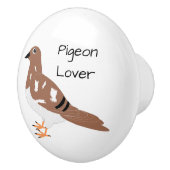 Pigeon Design Personalised Keramische Knop (Rechts)