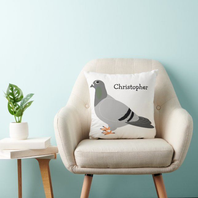 Pigeon Design Personalised Kussen (Stoel)