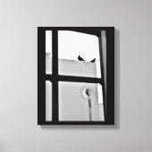 Pigeon Drama Canvas Afdruk (Voorkant)