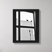 Pigeon Drama Canvas Afdruk (Voorkant)