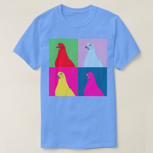 Pigeon factory t-shirt (Design voorkant)