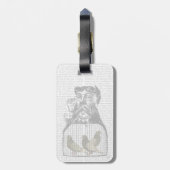 Pigeon Fancier Bagagelabel (Achterkant verticaal)