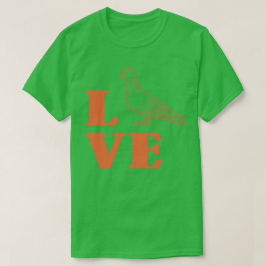 Pigeon Fancier Bird Carrier Pigeon T-shirt (Design voorkant)
