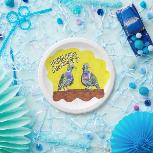 Pigeon fancier borden papieren bordje (Feest)