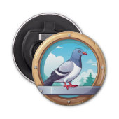 Pigeon Fancier Button Flesopener (Voorkant)
