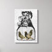 Pigeon Fancier Canvas Afdruk (Voorkant)