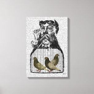 Pigeon Fancier Canvas Afdruk