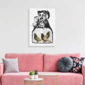 Pigeon Fancier Canvas Afdruk (Insitu (Woonkamer))