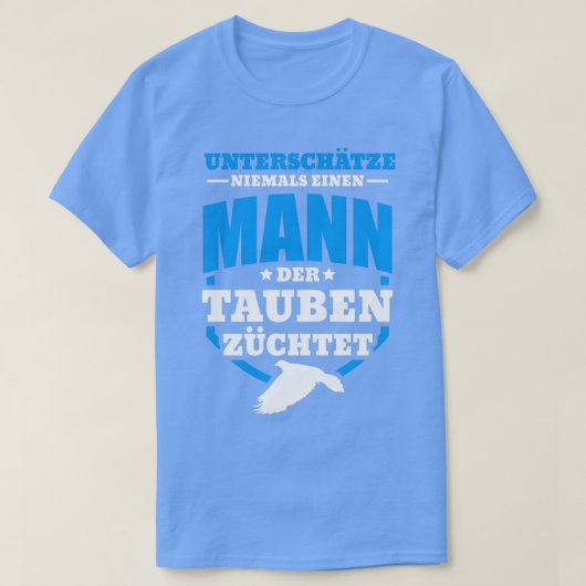 Pigeon Fancier Drager Pigeon Breeder 6 T-shirt (Design voorkant)