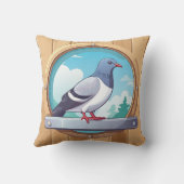 Pigeon Fancier Kussen (Achterkant)