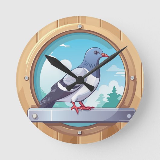 Pigeon Fancier Ronde Klok (Voorkant)