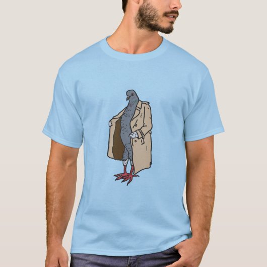 Pigeon Flasher T-shirt (Voorkant)