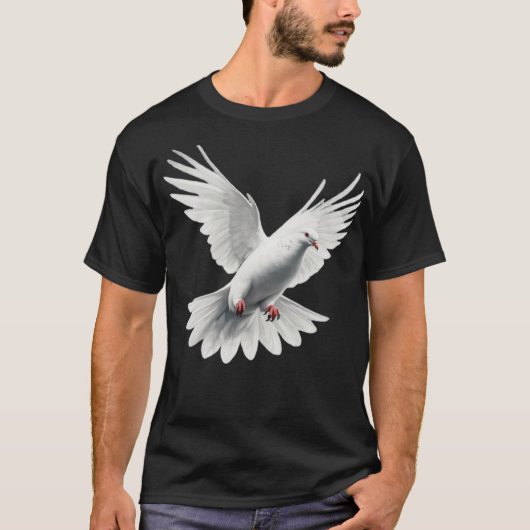 Pigeon Flying T-shirt (Voorkant)