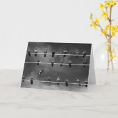 Pigeon Foosball Kaart (Gele Bloem)