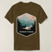 Pigeon Forge Souvenir Great Smoky Mountains Tennes T-shirt (Design voorkant)