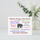Pigeon Forge, Tennessee Briefkaart (Staand voorkant)