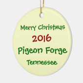 PIGEON FORGE TENNESSEE HOLIDAY CHRISTMAS ORNAMENT (Links)
