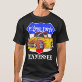 Pigeon Forge Tennessee Hot Rod Run Auto Show in T-shirt (Voorkant)