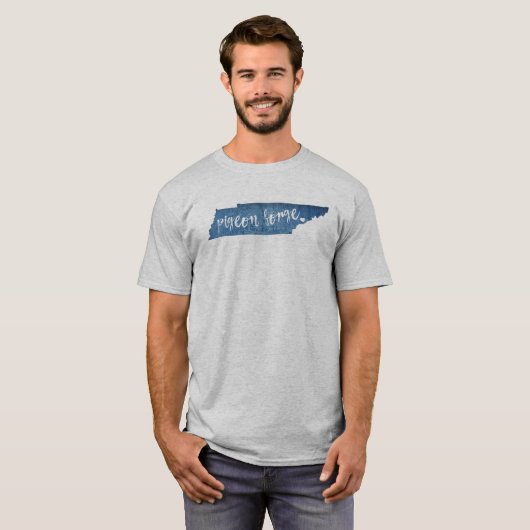 Pigeon Forge Tennessee Houtnerf T-shirt (Voorkant volledig)