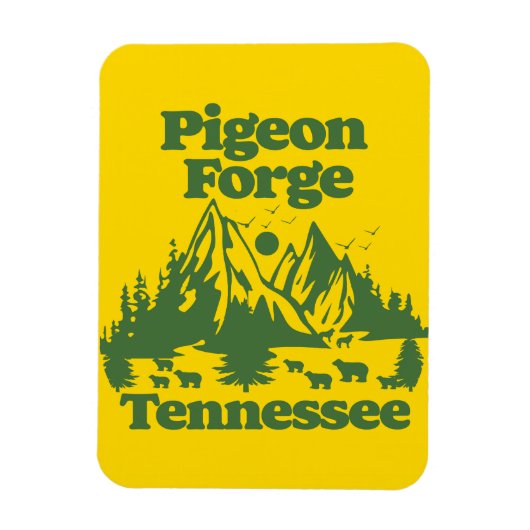 Pigeon Forge Tennessee Magneet (Verticaal)