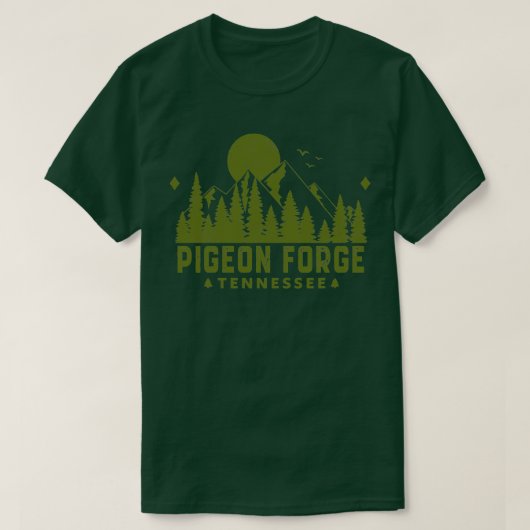 Pigeon Forge Tennessee Mountain Souvenir 2 T-shirt (Design voorkant)