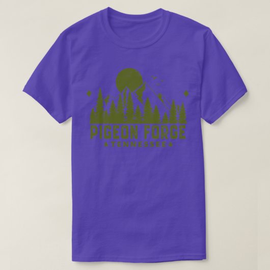 Pigeon Forge Tennessee Mountain Souvenir T-shirt (Design voorkant)