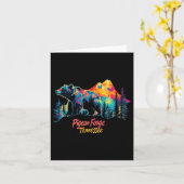 Pigeon Forge Tennessee Mountains Beer Verenigde St Kaart (Gele Bloem)