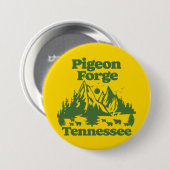 Pigeon Forge Tennessee Ronde Button 7,6 Cm (Voorkant /achterkant)
