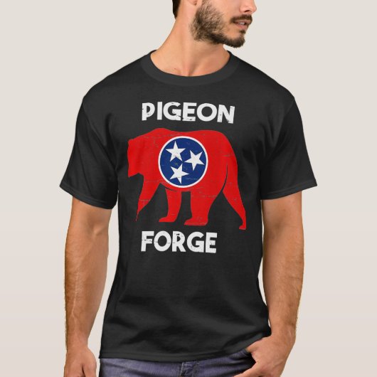 Pigeon Forge Tennessee Smoky Mountains State T-shirt (Voorkant)