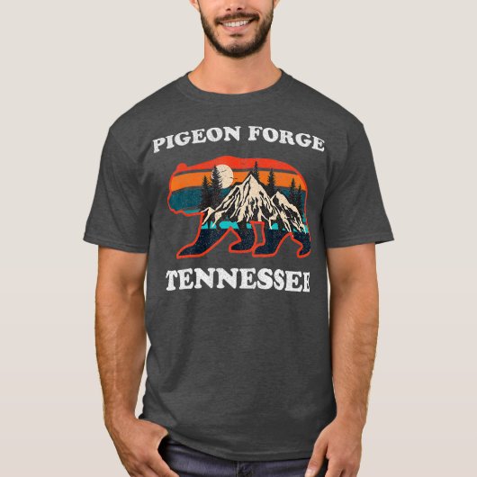 Pigeon Forge Tennessee Souvenirs Bear Great T-shirt (Voorkant)