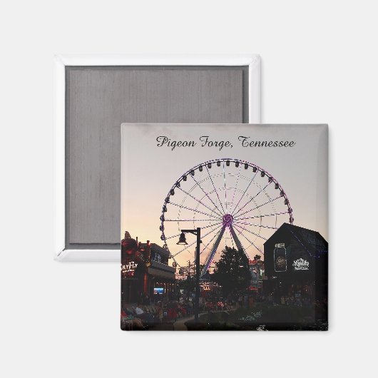 Pigeon Forge Tennessee - The Island Magnet  (Voorkant / Achterkant)